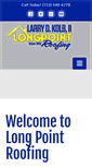 Mobile Screenshot of longpointroof.com